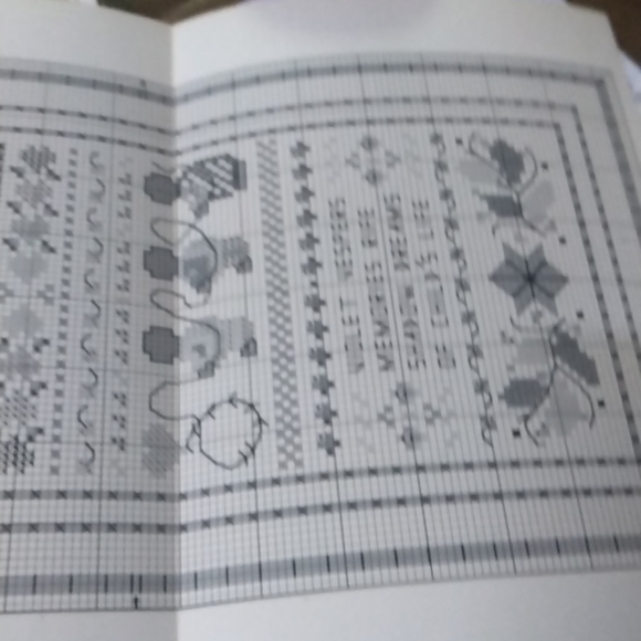 ( Patterns Only) A Pink Parfait  cross Stitch, ribbon work, finishing instructio - Picture 5 of 6